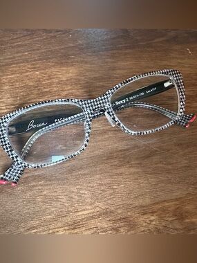 Face a Face Bocca Sexy 2 Designer Frames Houndstooth Red Heel Temples 53-17-150
